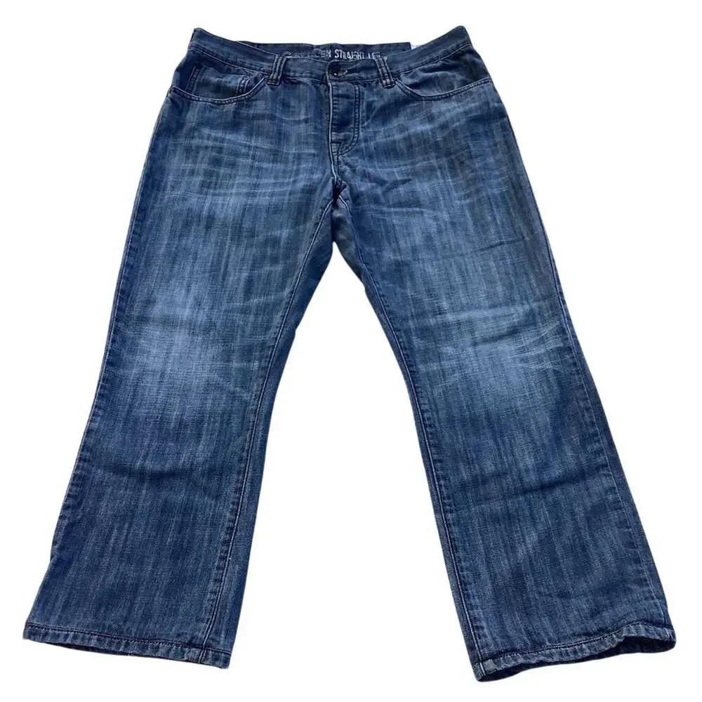 Guess straight Men's 361 Vintage Straight‎ Jeans Blue Size 36x32